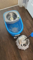 Trapero Giratorio 360º con Balde y Mopa Reemplazable|